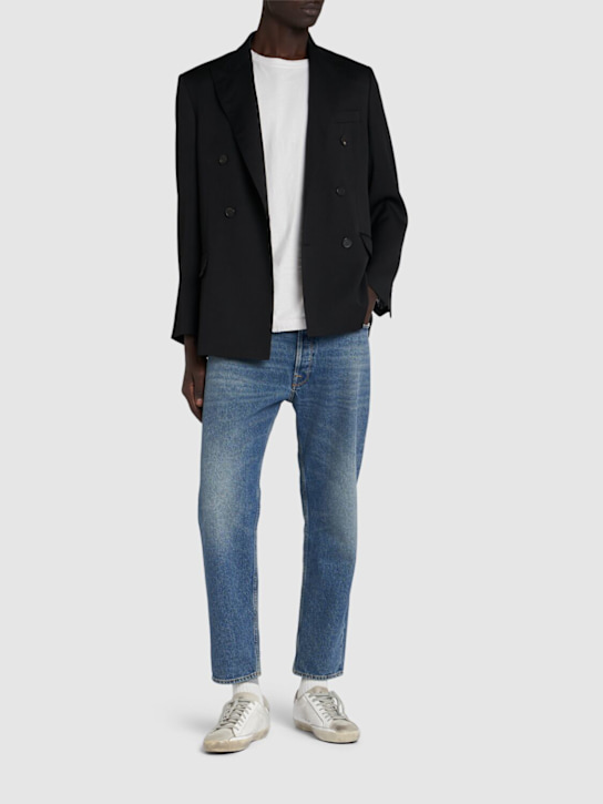 LuisaViaRoma Golden GooseJeans Golden Happy In Cotone Stonewashed
