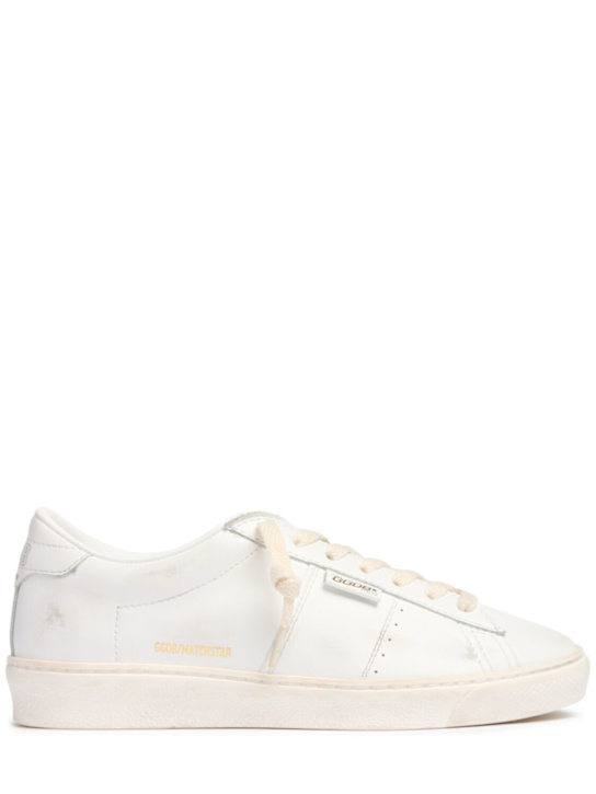 LuisaViaRoma Golden GooseSneakers Matchstar in pelle lucida