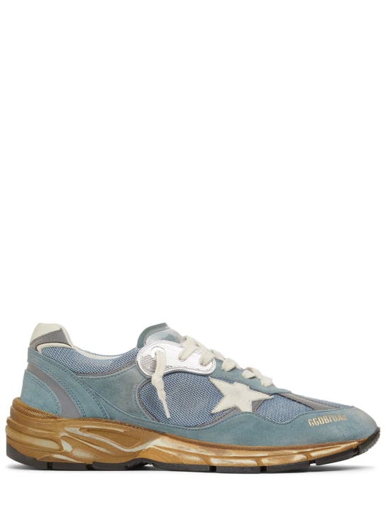 LuisaViaRoma Golden GooseSneakers Running Dad in camoscio