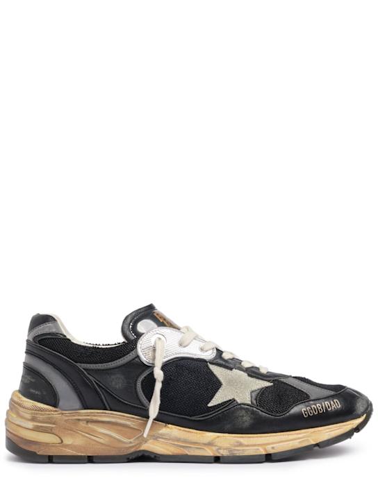 LuisaViaRoma Golden GooseSneakers Running Dad in rete e nappa 30mm