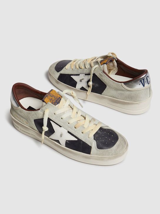 LuisaViaRoma Golden GooseSneakers Stardan In Pelle E Camoscio