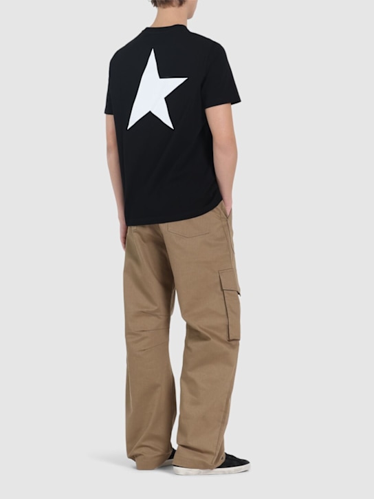 LuisaViaRoma Golden GooseT-shirt In Jersey Di Cotone Con Logo