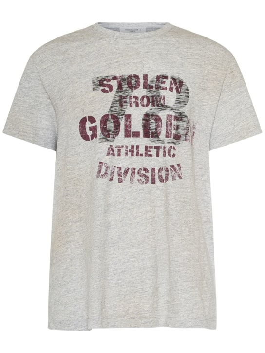 LuisaViaRoma Golden GooseT-shirt Journey in cotone stampata