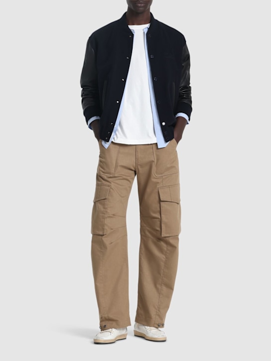 LuisaViaRoma Golden GooseT-shirt Regular Fit In Jersey Di Cotone Distressed
