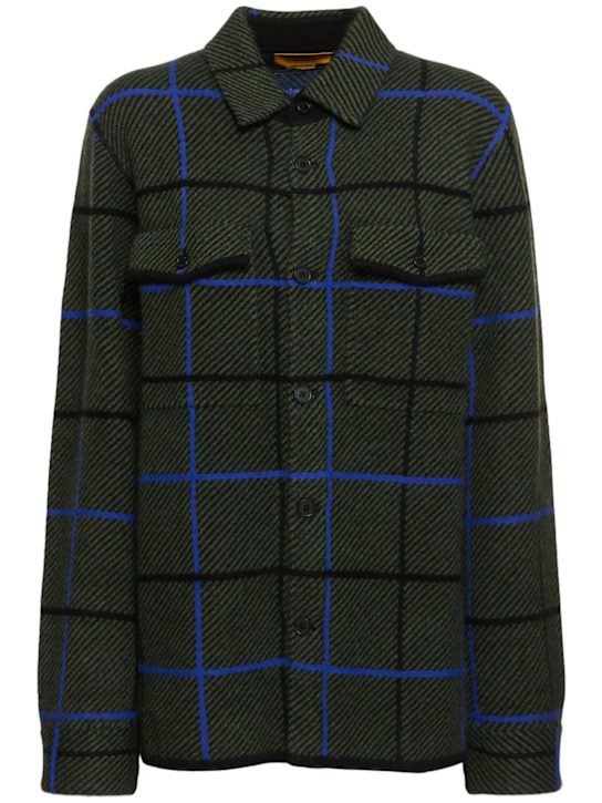 LuisaViaRoma Guest In ResidenceCamicia a quadri in maglia di cashmere
