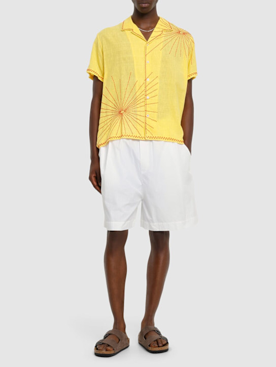 LuisaViaRoma HaragoCamicia Firework In Cotone Con Ricami