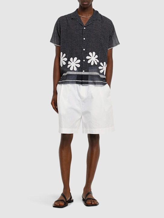 LuisaViaRoma HaragoCamicia Manica Corta Daisy In Cotone