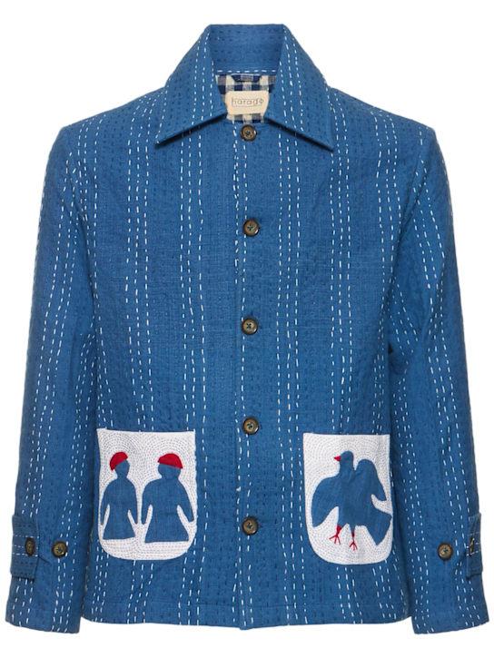 LuisaViaRoma HaragoGiacca Kantha in cotone con applicazioni