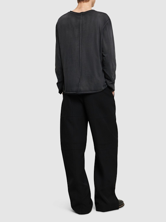 LuisaViaRoma Helmut LangT-shirt A Maniche Lunghe In Cotone