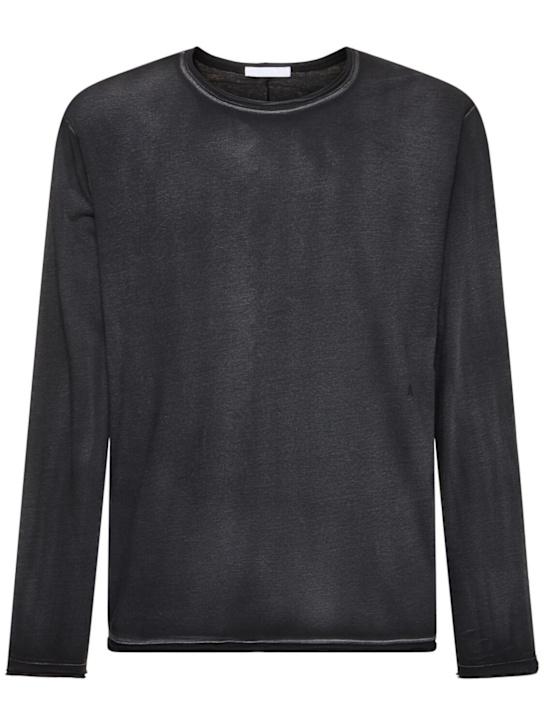 LuisaViaRoma Helmut LangT-shirt a maniche lunghe in cotone