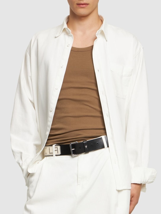 LuisaViaRoma HTC Los AngelesCintura HTC L.A In Pelle / Borchie 4cm