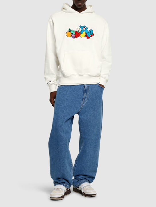 LuisaViaRoma InBetweenersFelpa Unisex Ricamata Fruit & Bear Con Cappuccio