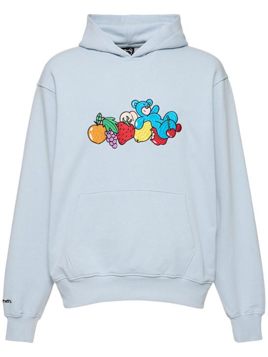 LuisaViaRoma InBetweenersFelpa unisex ricamata Fruit & Bear con cappuccio