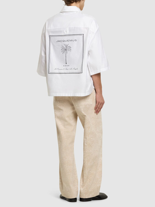 LuisaViaRoma JacquemusCamicia La Chemise Aloe In Cotone