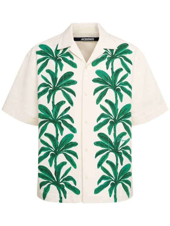 LuisaViaRoma JacquemusCamicia La Chemise Jean in cotone stampato