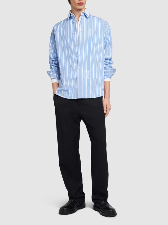 LuisaViaRoma JacquemusCamicia La Chemise Simon A Righe Con Logo
