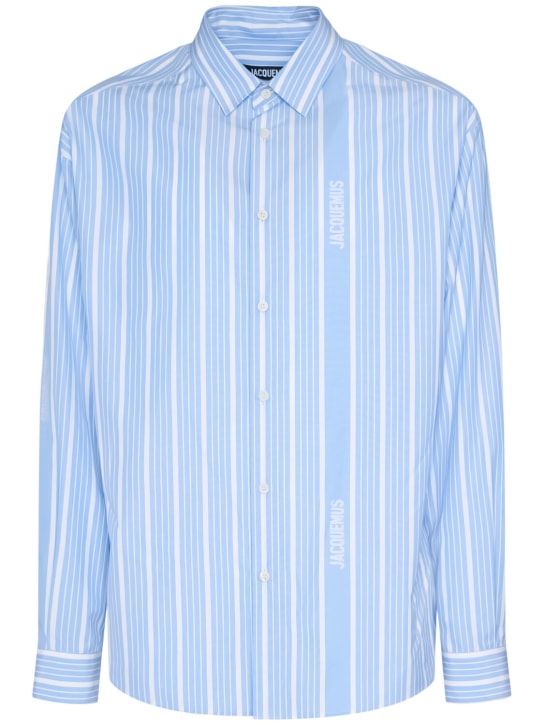LuisaViaRoma JacquemusCamicia La Chemise Simon a righe con logo