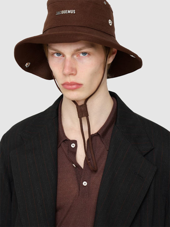 LuisaViaRoma JacquemusCappello Bucket Le Bob De-Nimes