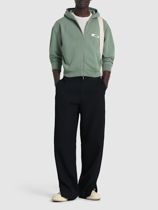 LuisaViaRoma JacquemusFelpa Le Hoodie Gros Grain Con Zip