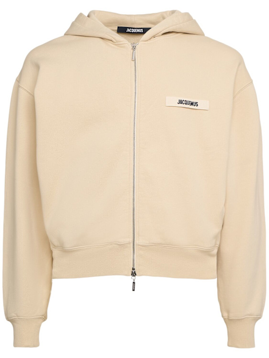 LuisaViaRoma JacquemusFelpa Le Hoodie Gros Grain con zip