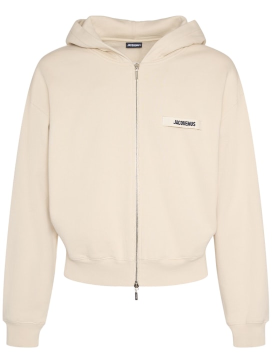 LuisaViaRoma JacquemusFelpa Le Hoodie Gros Grain con zip