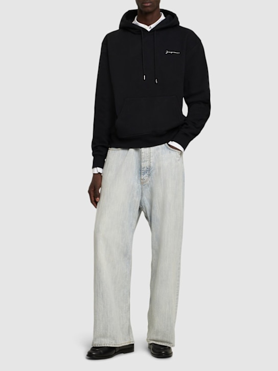 LuisaViaRoma JacquemusFelpa Le Sweatshirt Brode In Cotone