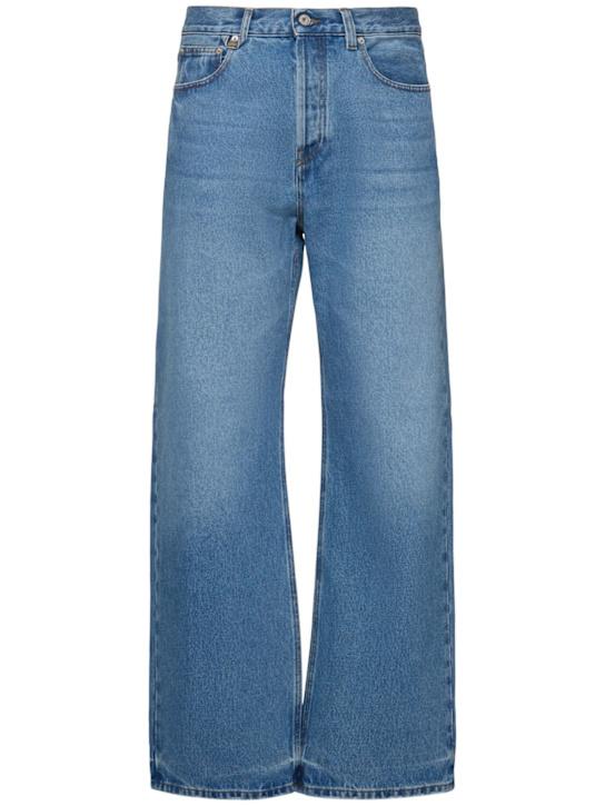LuisaViaRoma JacquemusJeans Le De Nîmes Droit in denim di cotone