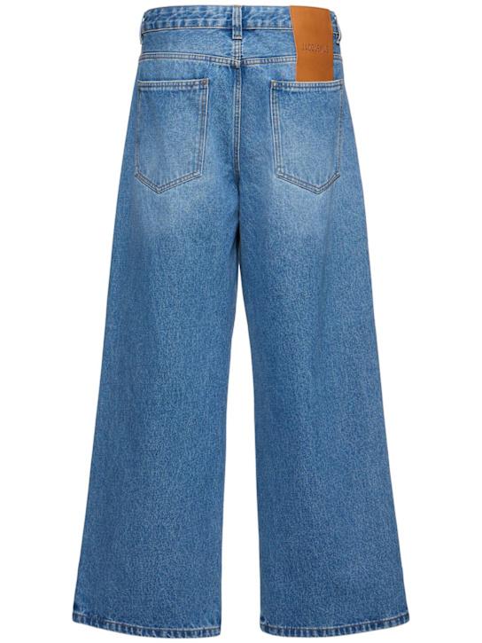 LuisaViaRoma JacquemusJeans Le De Nîmes Large In Denim