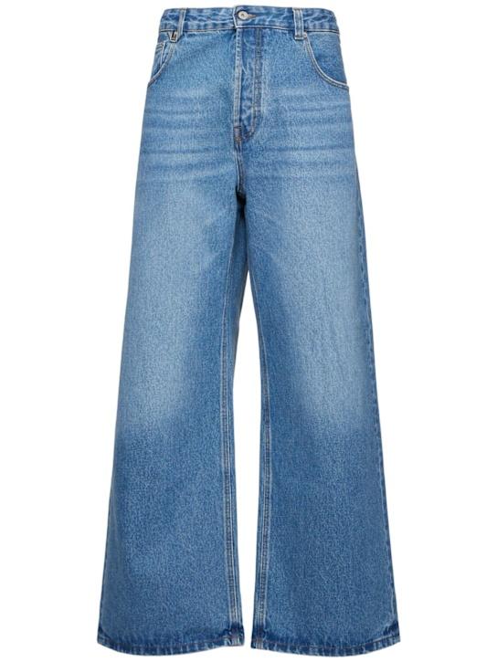 LuisaViaRoma JacquemusJeans Le De Nîmes Large in denim