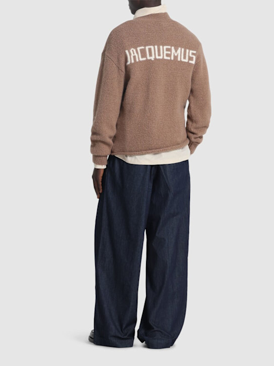 LuisaViaRoma JacquemusMaglia Le Pull Jacquemus In Misto Alpaca