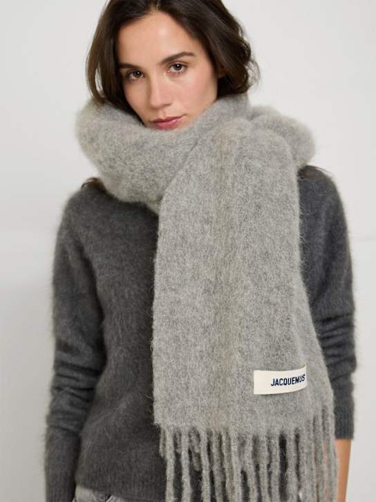 LuisaViaRoma JacquemusSciarpa L'Echarpe Carro In Misto Mohair
