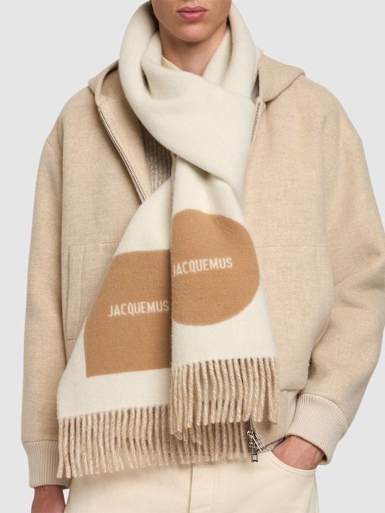 LuisaViaRoma JacquemusSciarpa L'Echarpe Rond Carré In Lana