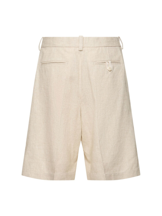 LuisaViaRoma JacquemusShorts Le Short Melo In Misto Lino