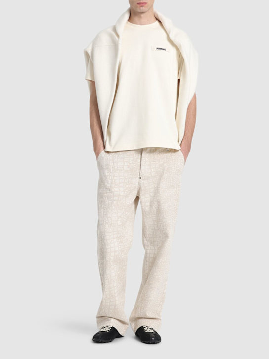 LuisaViaRoma JacquemusT-shirt Le T-shirt Gros Grain In Cotone