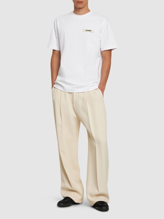 LuisaViaRoma JacquemusT-shirt Le T-shirt Gros Grain In Cotone