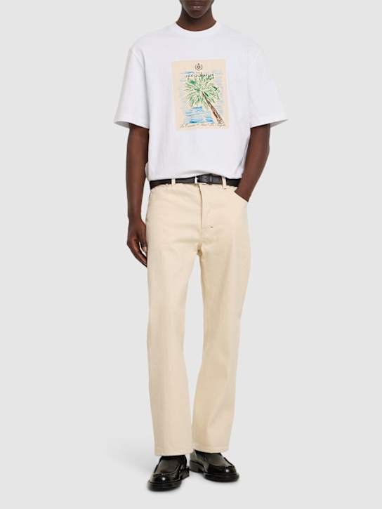 LuisaViaRoma JacquemusT-shirt Le T-shirt Marino In Cotone Con Logo