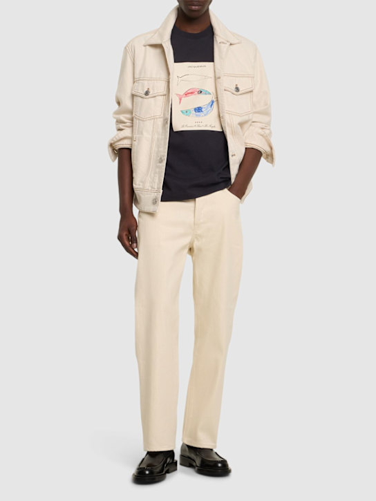 LuisaViaRoma JacquemusT-shirt Le T-shirt Marino In Cotone Con Logo