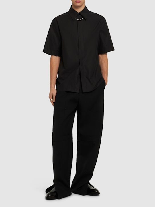 LuisaViaRoma Jil SanderCamicia Boxy Fit A Maniche Corte In Cotone