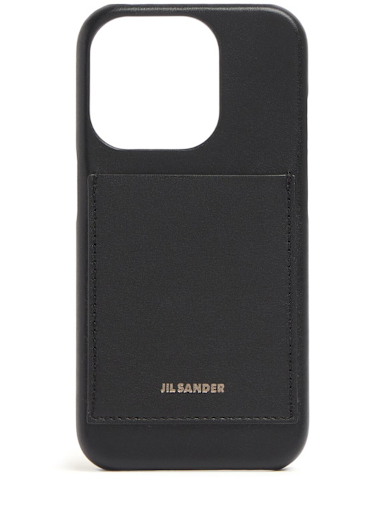 LuisaViaRoma Jil SanderCover iPhone 15 Pro in pelle