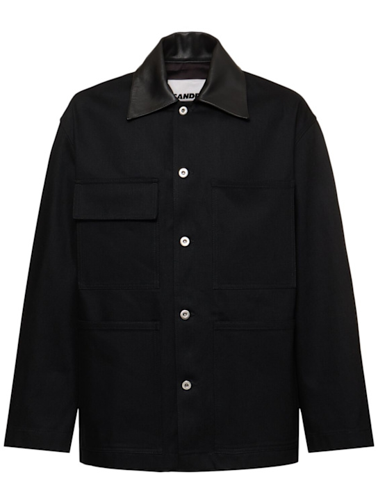 LuisaViaRoma Jil SanderGiacca boxy fit in denim di cotone