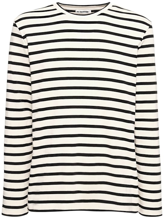LuisaViaRoma Jil SanderT-shirt in jersey di cotone a costine