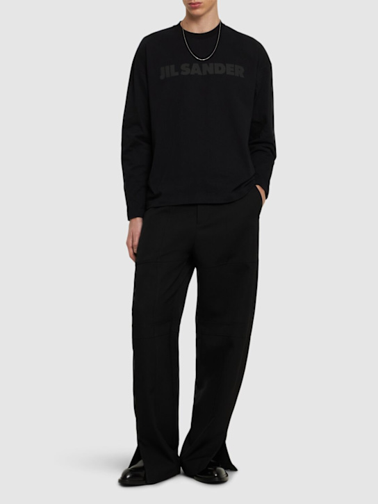 LuisaViaRoma Jil SanderT-shirt Jil Sander In Jersey Di Cotone / Logo