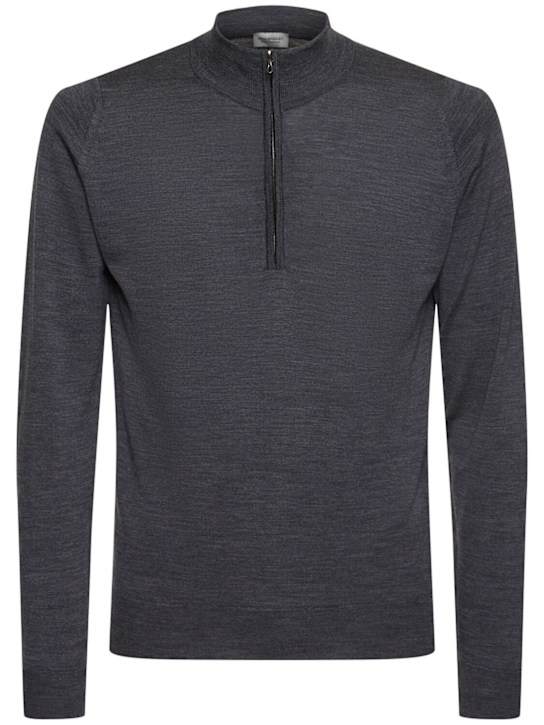 LuisaViaRoma John SmedleyMaglia Barrow in lana extrafine