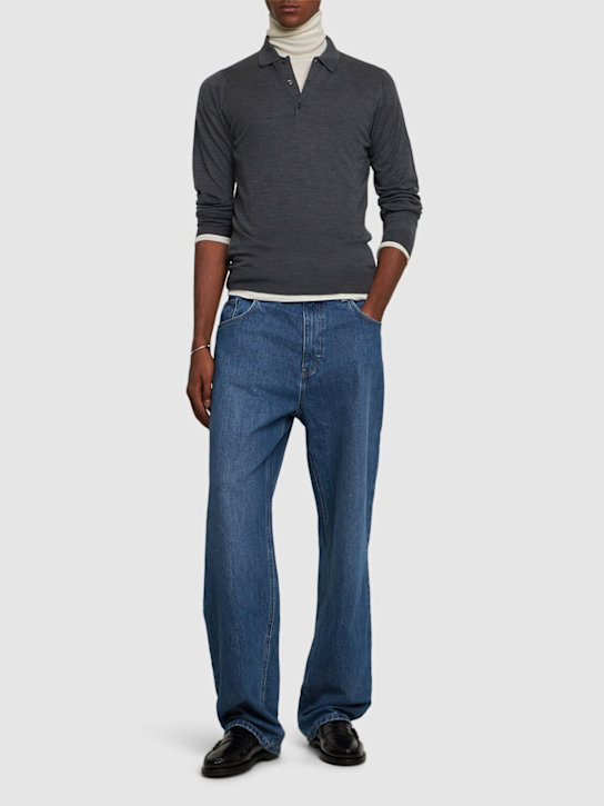 LuisaViaRoma John SmedleyPolo Belper In Maglia Di Lana Extrafine