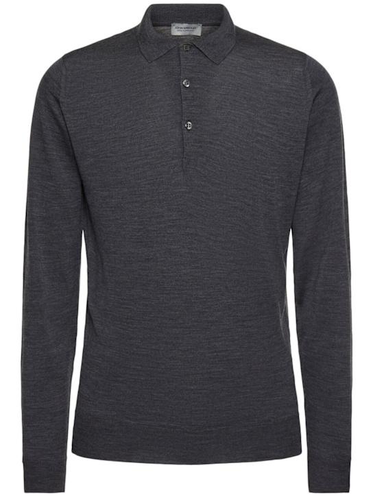 LuisaViaRoma John SmedleyPolo Belper in maglia di lana extrafine