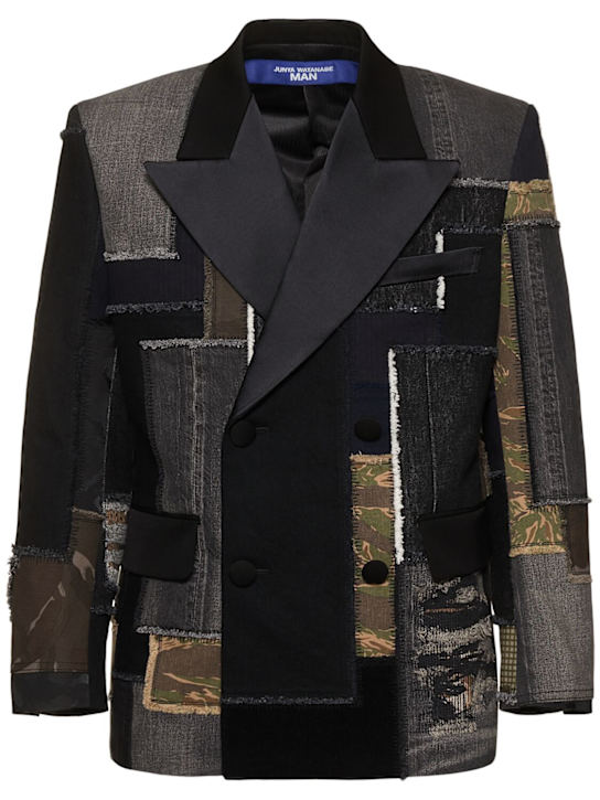 LuisaViaRoma JUNYA WATANABEBlazer in denim di cotone patchwork