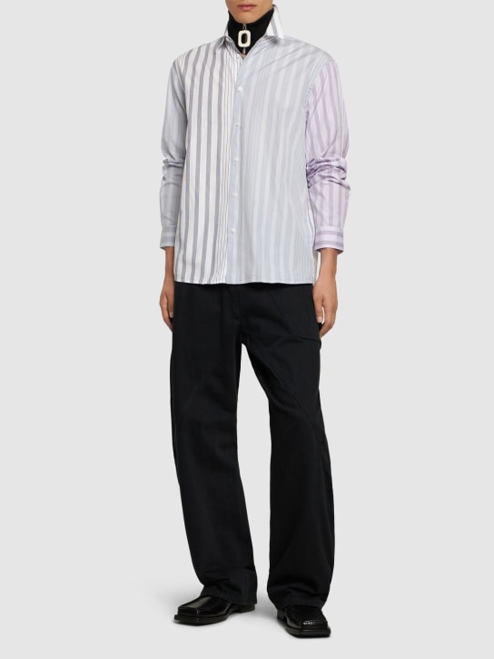 LuisaViaRoma JW AndersonCamicia In Popeline Di Cotone A Righe