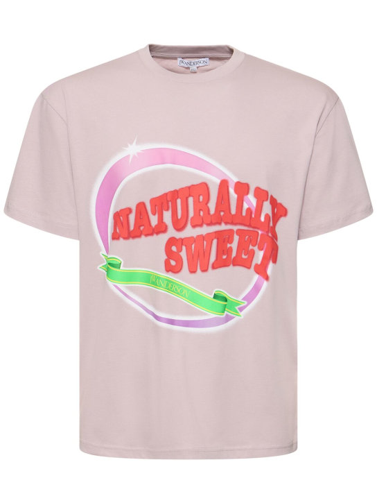 LuisaViaRoma JW AndersonT-shirt Naturally Sweet in jersey di cotone