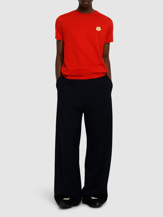 LuisaViaRoma Kenzo ParisT-shirt Boke Flower In Cotone Ricamato