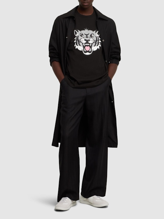 LuisaViaRoma Kenzo ParisT-shirt Happy Tiger In Cotone